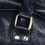 Χειροποίητη τσάντα ταξιδιού από γνήσιο δέρμα για άνδρες - Μαύρη