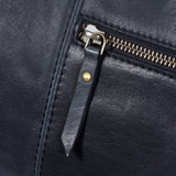 Γνήσια Δερμάτινη Vintage Τσάντα Ταξιδιού - Μαύρη