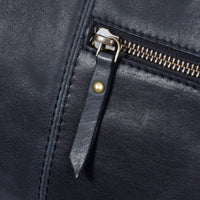 Γνήσια Δερμάτινη Vintage Τσάντα Ταξιδιού - Μαύρη