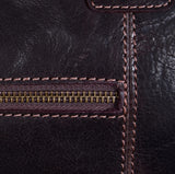 Γνήσια Δερμάτινη Vintage Τσάντα Ταξιδιού - Καφέ