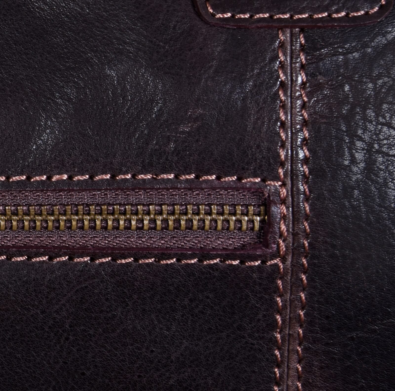 Γνήσια Δερμάτινη Vintage Τσάντα Ταξιδιού - Καφέ