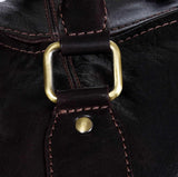 Γνήσια Δερμάτινη Vintage Τσάντα Ταξιδιού - Καφέ