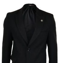 Σύγκριση Χρωμάτων Ανδρικό Μπουφάν Mac Full Lenth Wool Feel Black Δεκαετία του 1920 Blinders
