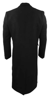Σύγκριση Χρωμάτων Ανδρικό Μπουφάν Mac Full Lenth Wool Feel Black Δεκαετία του 1920 Blinders