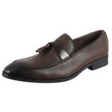 Ανδρικά Loafers με slip-on και φούντες, επίσημα παπούτσια