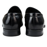 Ανδρικά Μοκασίνια Μαύρα Loafers με Δερμάτινη Επένδυση Slip On, Κομψά Επίσημα Παπούτσια