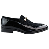 Ανδρικά Μοκασίνια Loafers από Δέρμα, Μαύρη Επένδυση, Slip On, Βελούδινα, Έξυπνα Επίσημα Παπούτσια