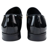Ανδρικά Μοκασίνια Loafers από Δέρμα, Μαύρη Επένδυση, Slip On, Βελούδινα, Έξυπνα Επίσημα Παπούτσια
