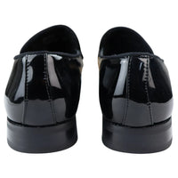 Ανδρικά Μοκασίνια Loafers από Δέρμα, Μαύρη Επένδυση, Slip On, Βελούδινα, Έξυπνα Επίσημα Παπούτσια