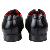 Ανδρικά Παπούτσια Smart Formal με Διάτρητα, Μυτερά Δερμάτινα Δερμάτινα και Δαντέλα, Μαύρο PU