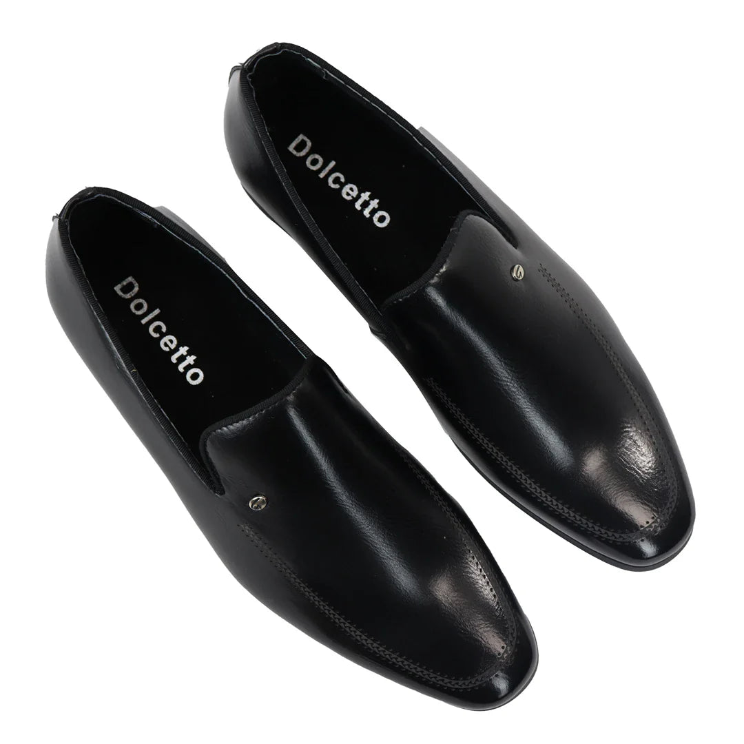 Ανδρικά μαύρα παπούτσια Loafer Slip On