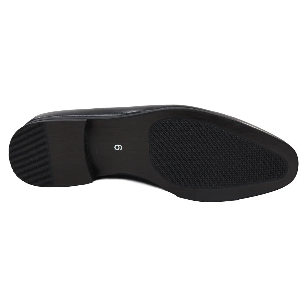 Ανδρικά μαύρα παπούτσια Loafer Slip On