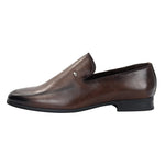 Ανδρικά καφέ παπούτσια Loafer με slip-on
