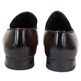 Ανδρικά καφέ παπούτσια Loafer με slip-on