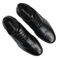 Ανδρικά μαύρα παπούτσια Brogues