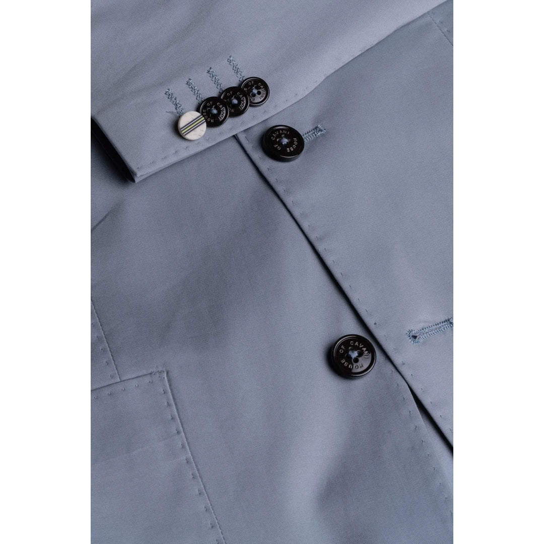 Mario - Ανδρικό Καλοκαιρινό Ανοιχτό Μπλε Σακάκι