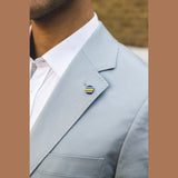 Mario - Ανδρικό Καλοκαιρινό Κοστούμι 2 Τεμαχίων Ανοιχτό Μπλε Γραφείο Γάμος Κλασικό Ιταλικό