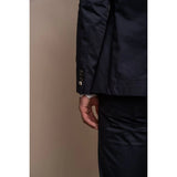 Mario - Ανδρικό Κλασικό Καλοκαιρινό Μπλε Ολόσωμο Κοστούμι 2 Τεμαχίων