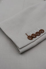 Mayfair - Ανδρικό Μπεζ Σακάκι Birdseye Tailored Fit