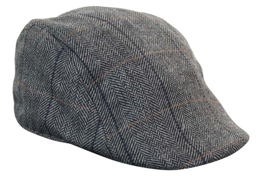 Marc Darcy DX7 Ανδρικά Tweed Vintage Retro Παππούδες Καπέλα Peaky Blinders Καρό Κλασικά