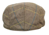 Marc Darcy DX7 Ανδρικά Tweed Vintage Retro Παππούδες Καπέλα Peaky Blinders Καρό Κλασικά