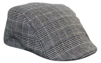 Marc Darcy Hampton Ανδρικά Tweed Vintage Retro Παππούδες Καπέλα Peaky Blinders Καρό Κλασικά