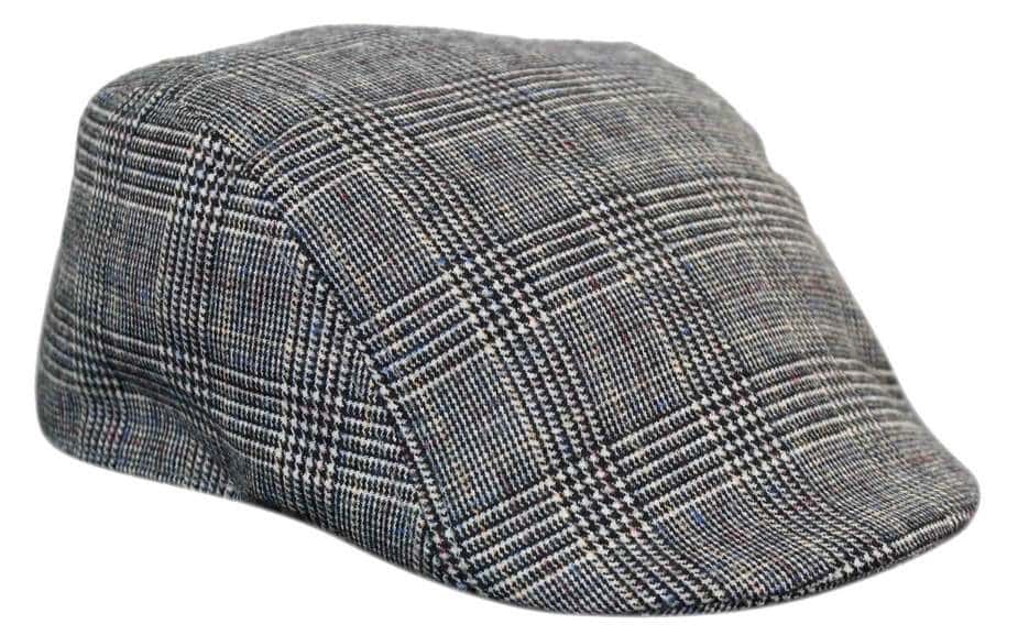 Marc Darcy Hampton Ανδρικά Tweed Vintage Retro Παππούδες Καπέλα Peaky Blinders Καρό Κλασικά