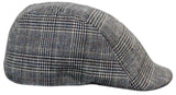 Marc Darcy Hampton Ανδρικά Tweed Vintage Retro Παππούδες Καπέλα Peaky Blinders Καρό Κλασικά