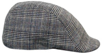 Marc Darcy Hampton Ανδρικά Tweed Vintage Retro Παππούδες Καπέλα Peaky Blinders Καρό Κλασικά