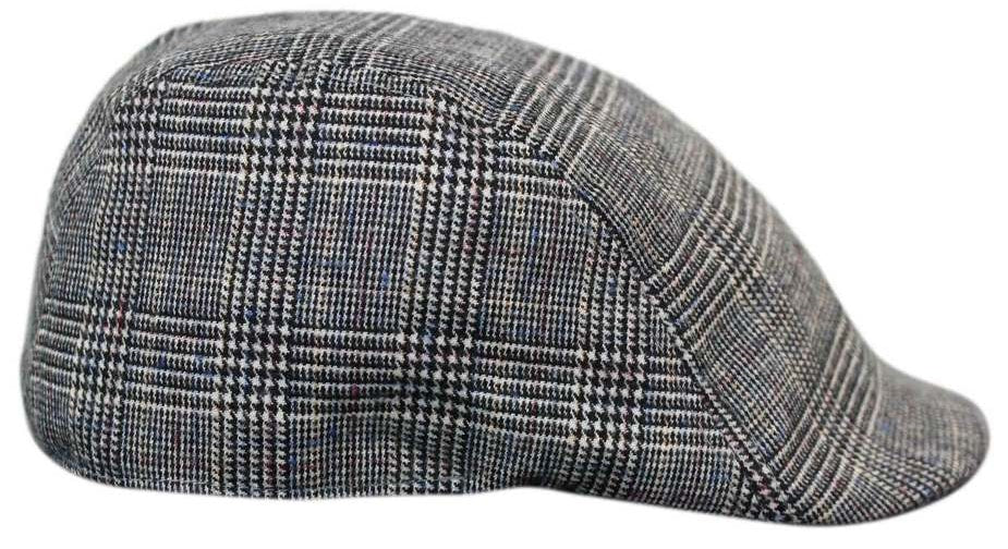 Marc Darcy Hampton Ανδρικά Tweed Vintage Retro Παππούδες Καπέλα Peaky Blinders Καρό Κλασικά