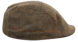 Marc Darcy Nelson Ανδρικά Tweed Vintage Retro Παππούδες Καπέλα Peaky Blinders Καρό Κλασικά