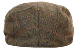 Marc Darcy Nelson Ανδρικά Tweed Vintage Retro Παππούδες Καπέλα Peaky Blinders Καρό Κλασικά