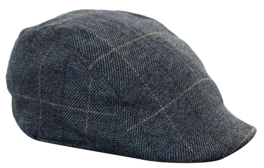 Marc Darcy Scott Ανδρικά Tweed Vintage Retro Παππούδες Καπέλα Peaky Blinders Καρό Κλασικά