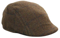 Marc Darcy TB4 Ανδρικά Tweed Vintage Retro Παππούδες Επίπεδες Καπέλα Peaky Blinders Καρό Κλασικά