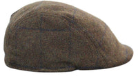 Marc Darcy TB4 Ανδρικά Tweed Vintage Retro Παππούδες Επίπεδες Καπέλα Peaky Blinders Καρό Κλασικά