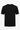 Ανδρικό Μαύρο Πλεκτό T-shirt Κανονικής Γραμμής με Στρογγυλή Λαιμόκοψη και Κοντό Μανίκι