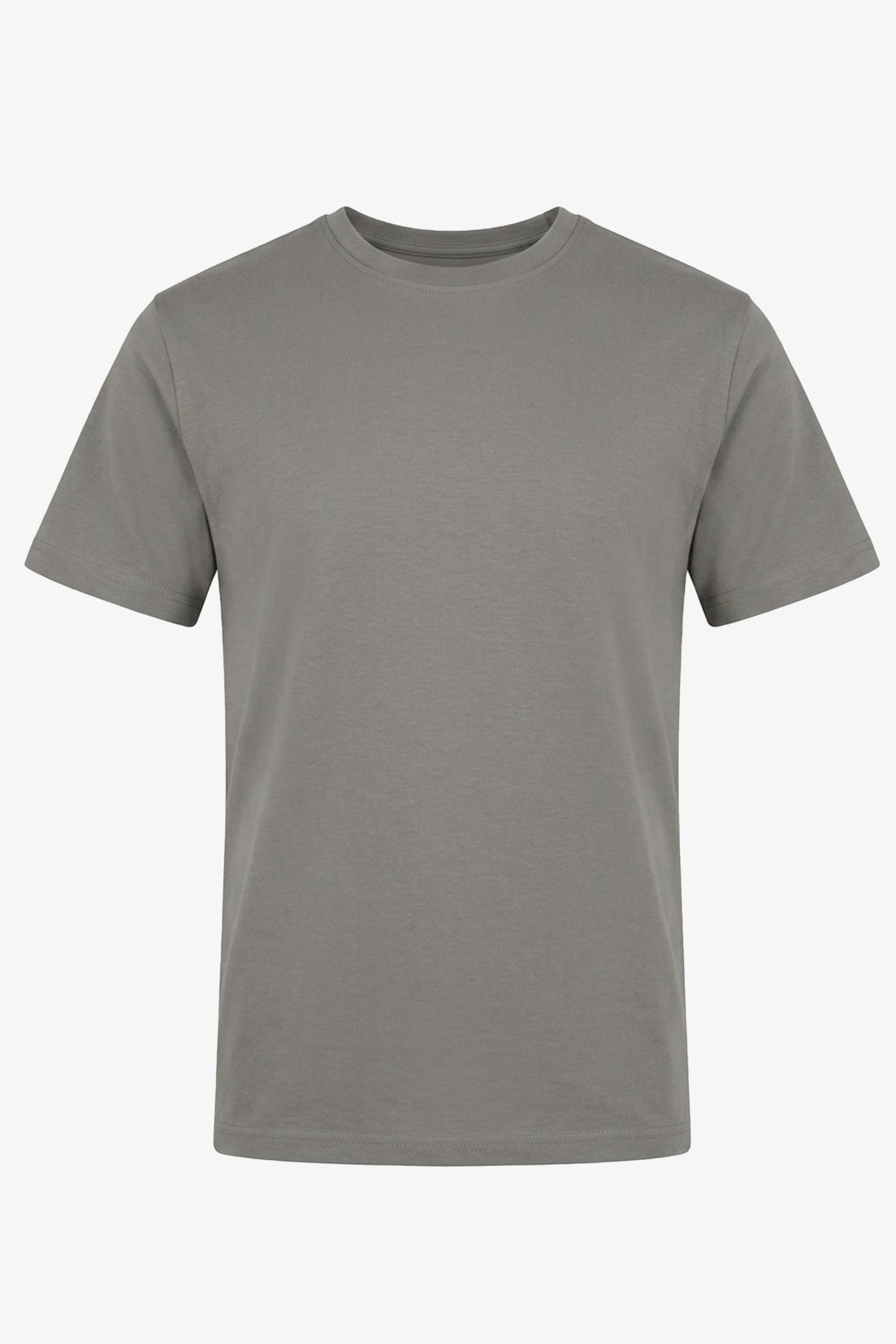 Ανδρικό T-shirt από κλασικό μείγμα βαμβακιού σε χρώμα ανθρακί