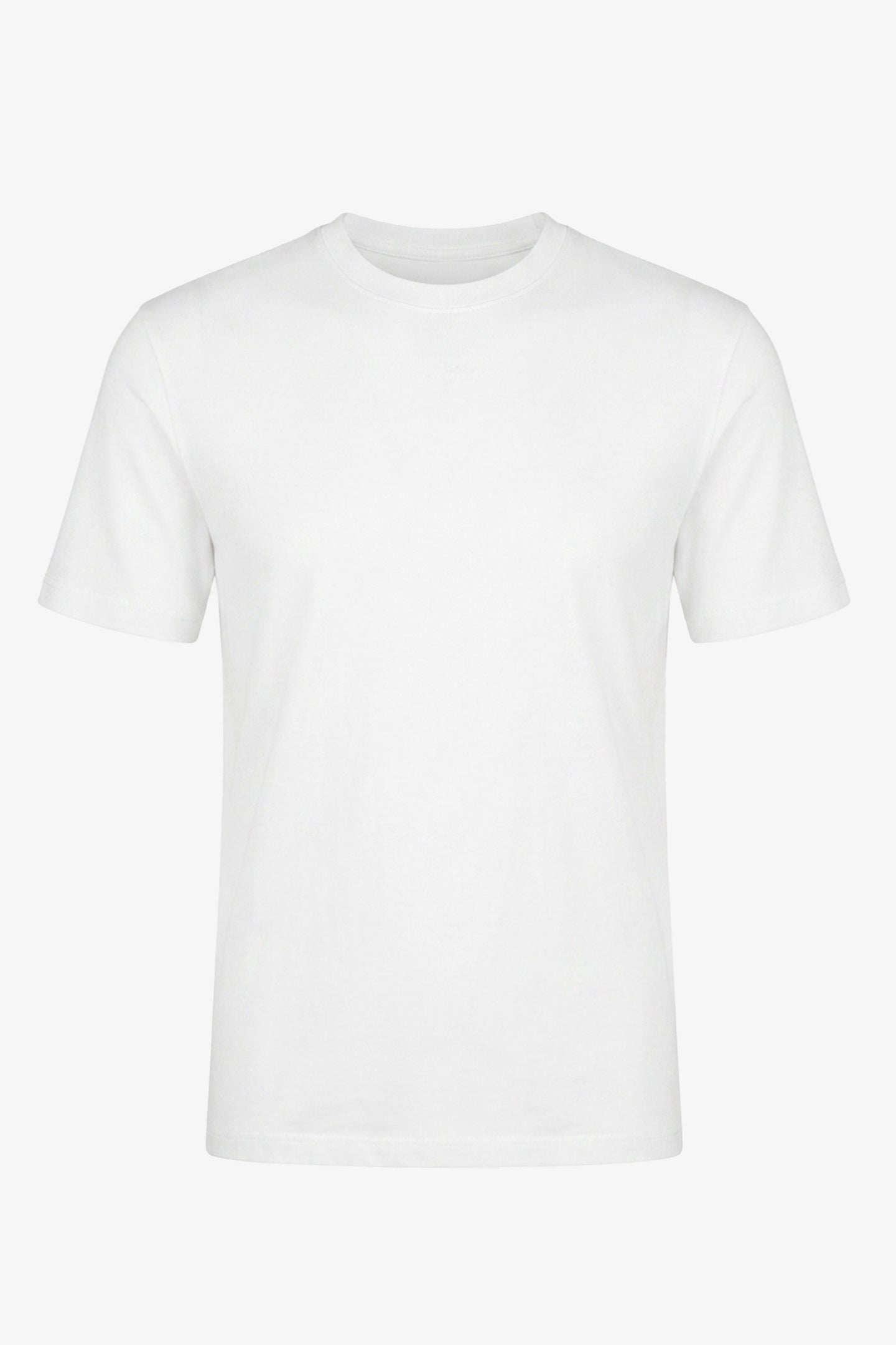 Ανδρικό Κλασικό Υπόλευκο Βαμβακερό T-shirt