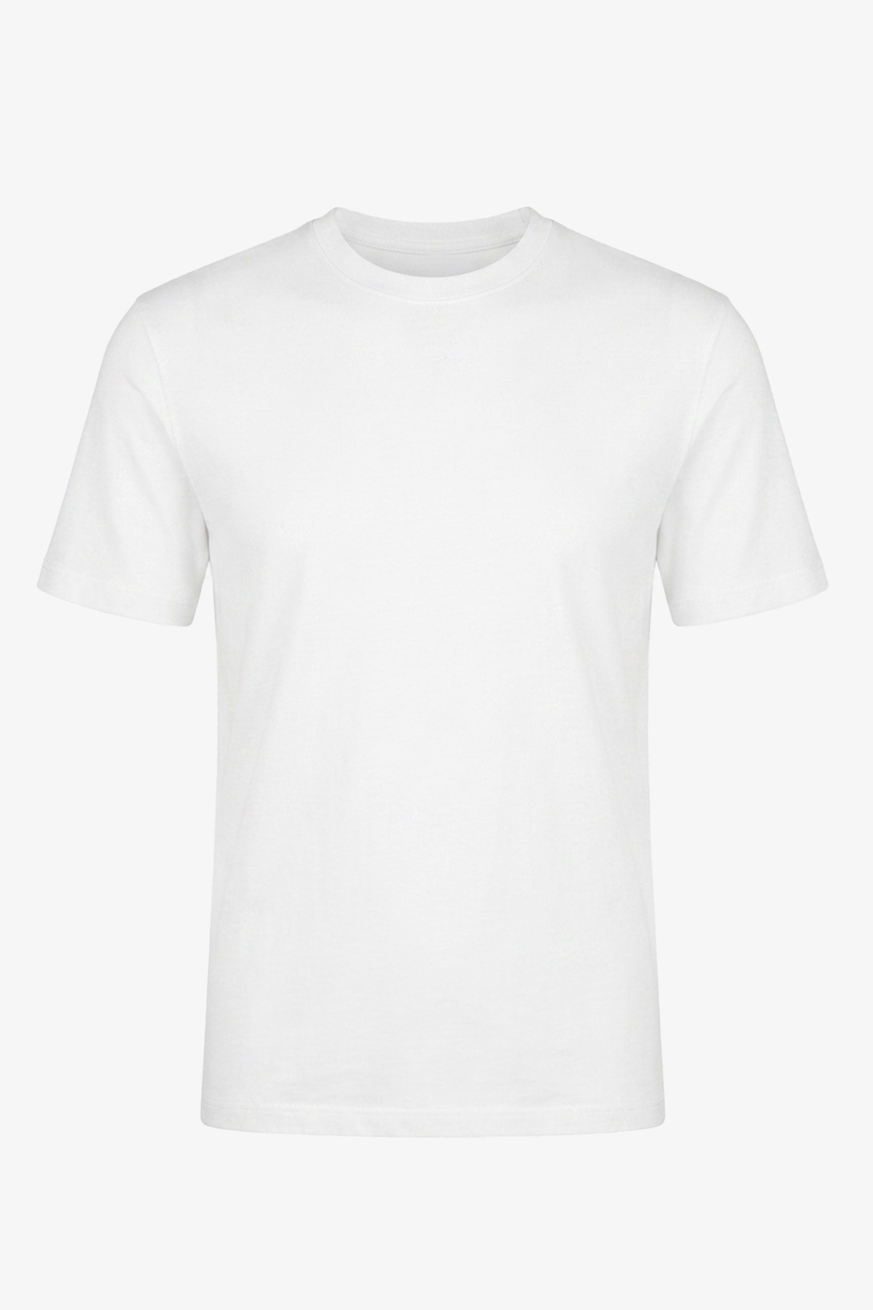 Ανδρικό Κλασικό Υπόλευκο Βαμβακερό T-shirt