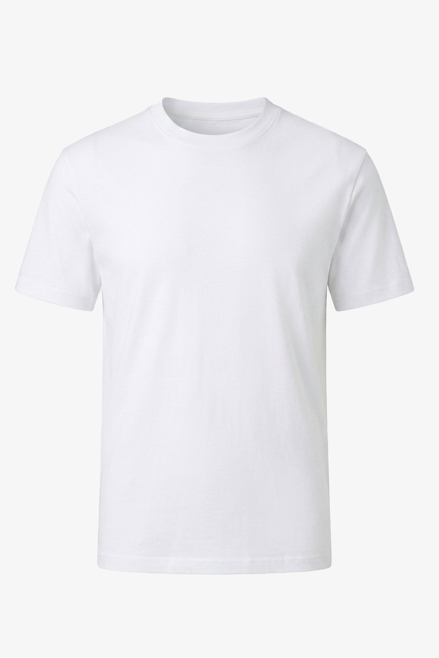 Ανδρικό Κλασικό Λευκό Βαμβακερό T-shirt