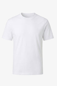 Ανδρικό Κλασικό Λευκό Βαμβακερό T-shirt