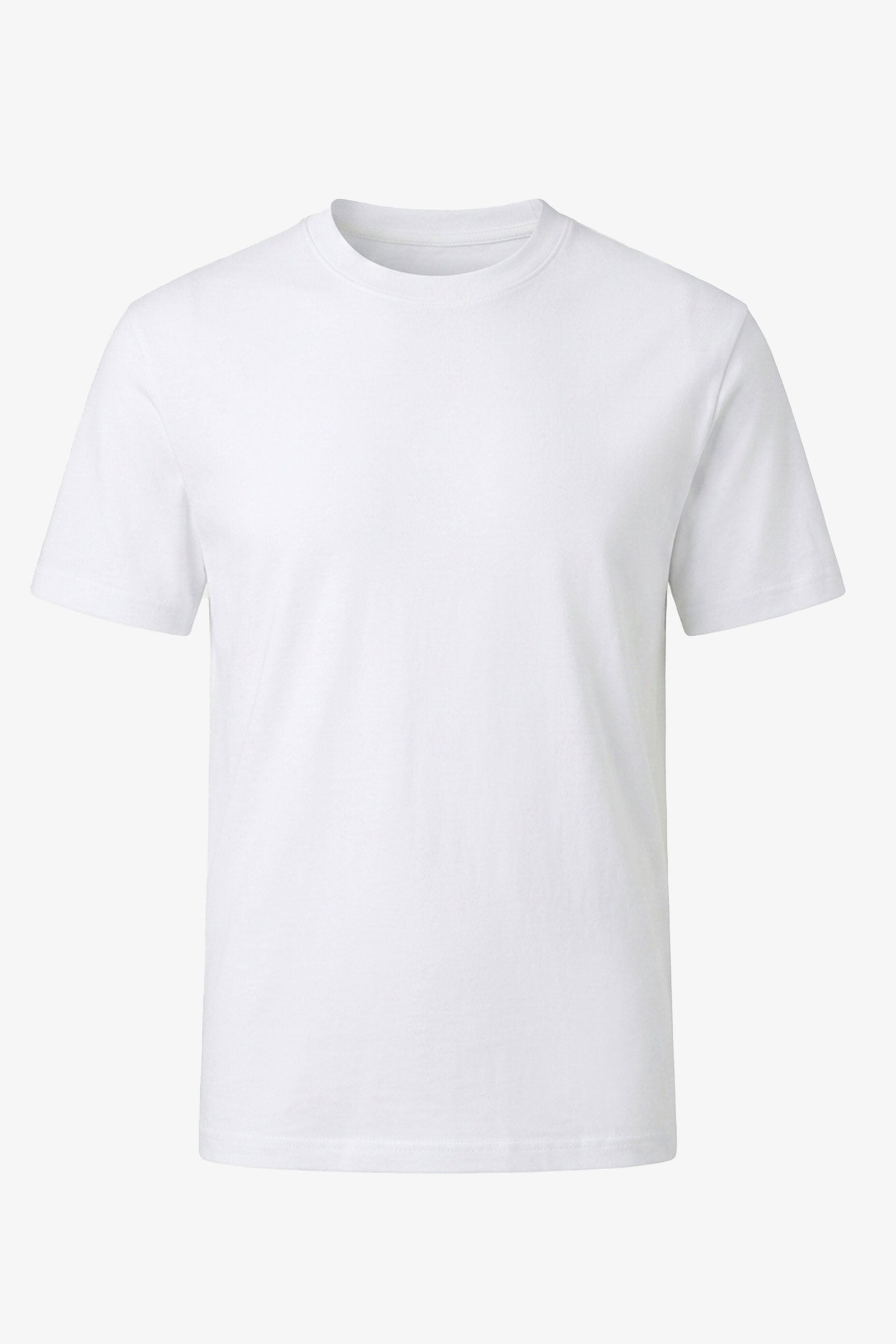 Ανδρικό Κλασικό Λευκό Βαμβακερό T-shirt