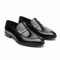 Ανδρικά Loafers Penny Slip On από Απομίμηση Δέρματος