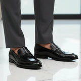 Ανδρικά Loafers Penny Slip On από Απομίμηση Δέρματος