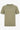 Ανδρικό Χακί Κλασικό Πλεκτό T-shirt με Κοντομάνικο και Στρογγυλή Λαιμόκοψη