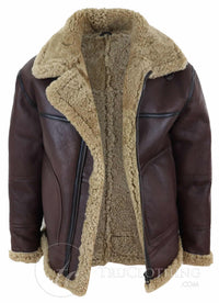 Ανδρικό μπουφάν Shearling Sheepskin Flying Jacket