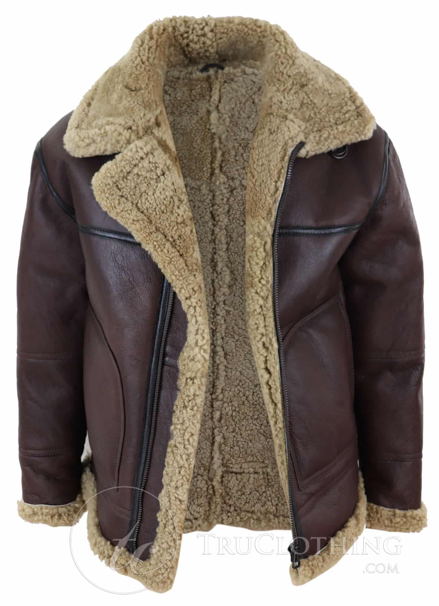 Ανδρικό μπουφάν Shearling Sheepskin Flying Jacket