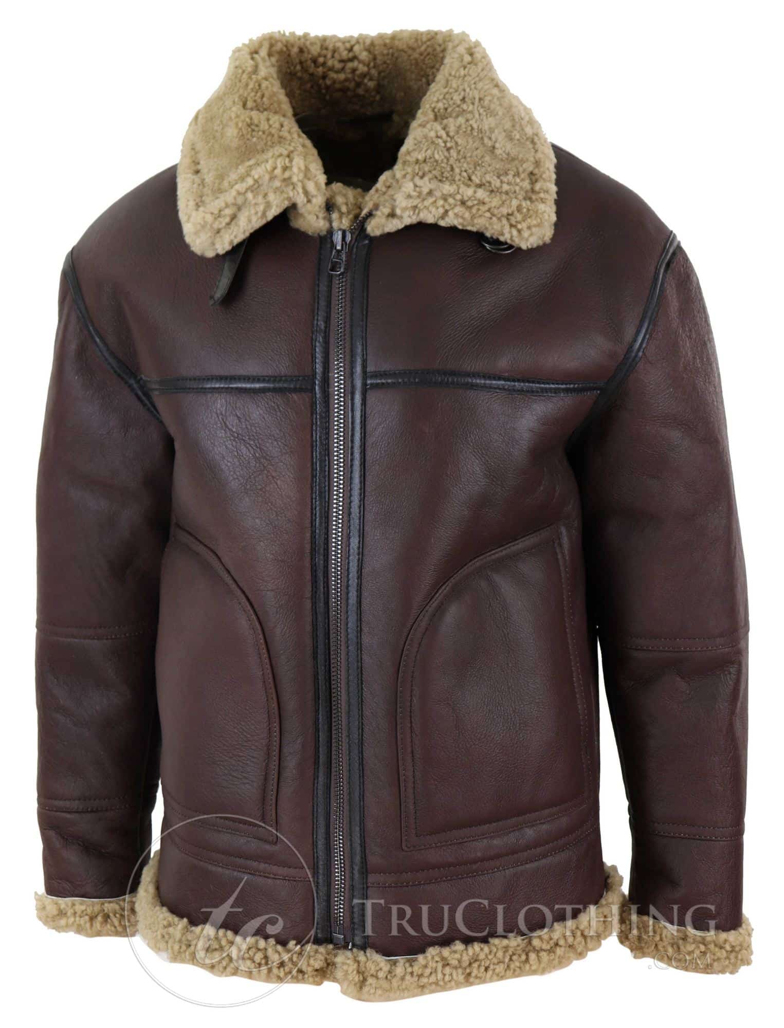Ανδρικό μπουφάν Shearling Sheepskin Flying Jacket