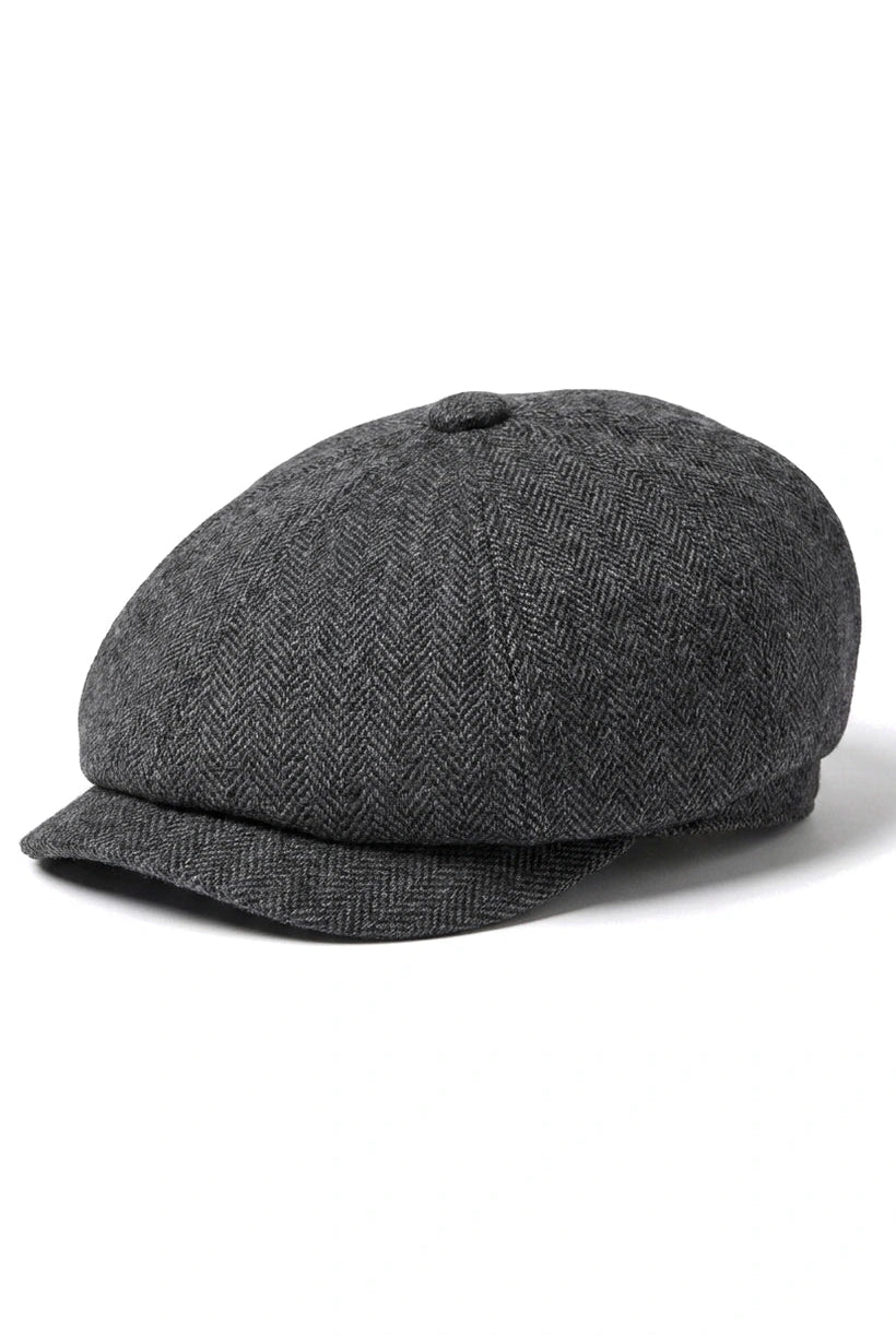 Ανδρικά 8 Panel Newsboy Cap - Cavani Martez - Dark Grey