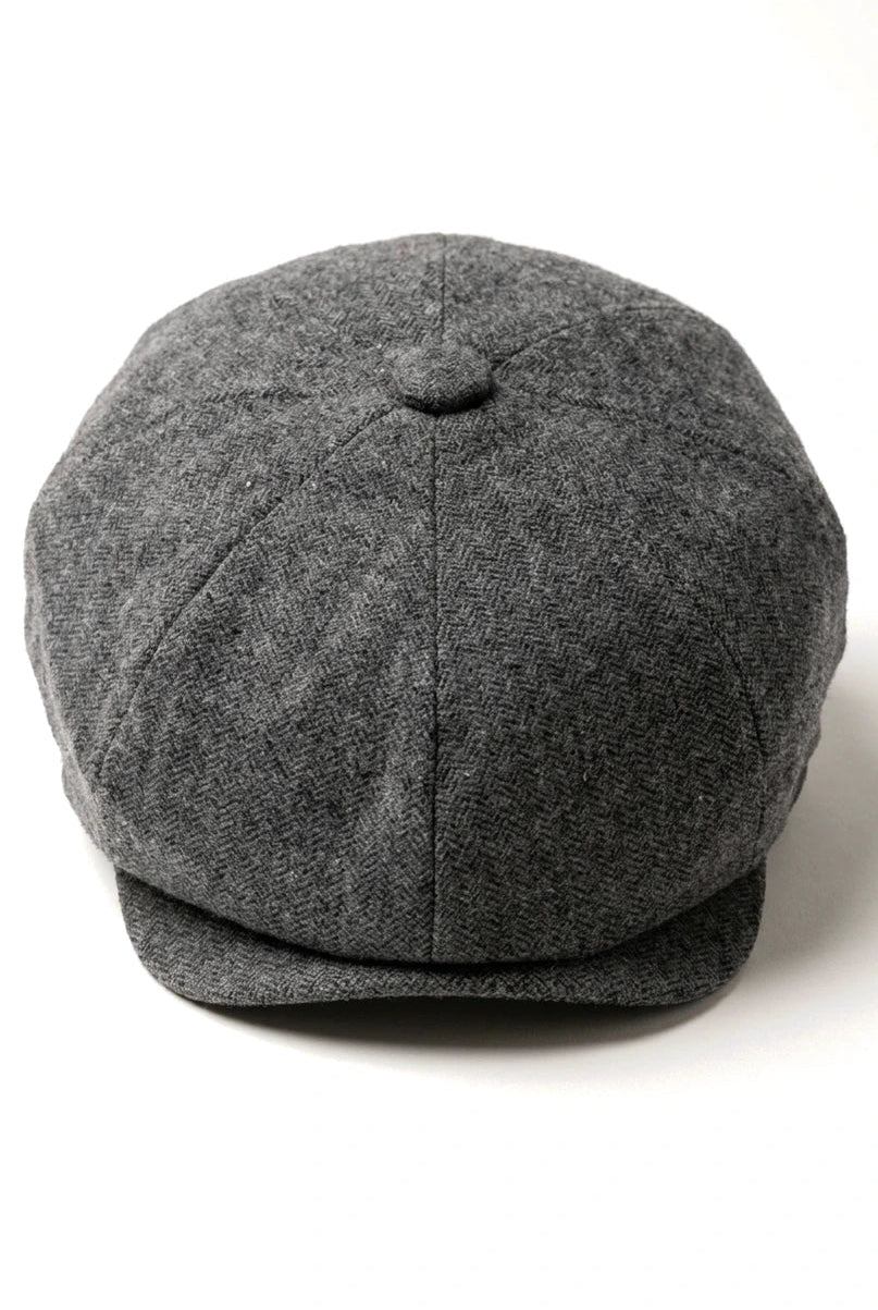 Ανδρικά 8 Panel Newsboy Cap - Cavani Martez - Dark Grey